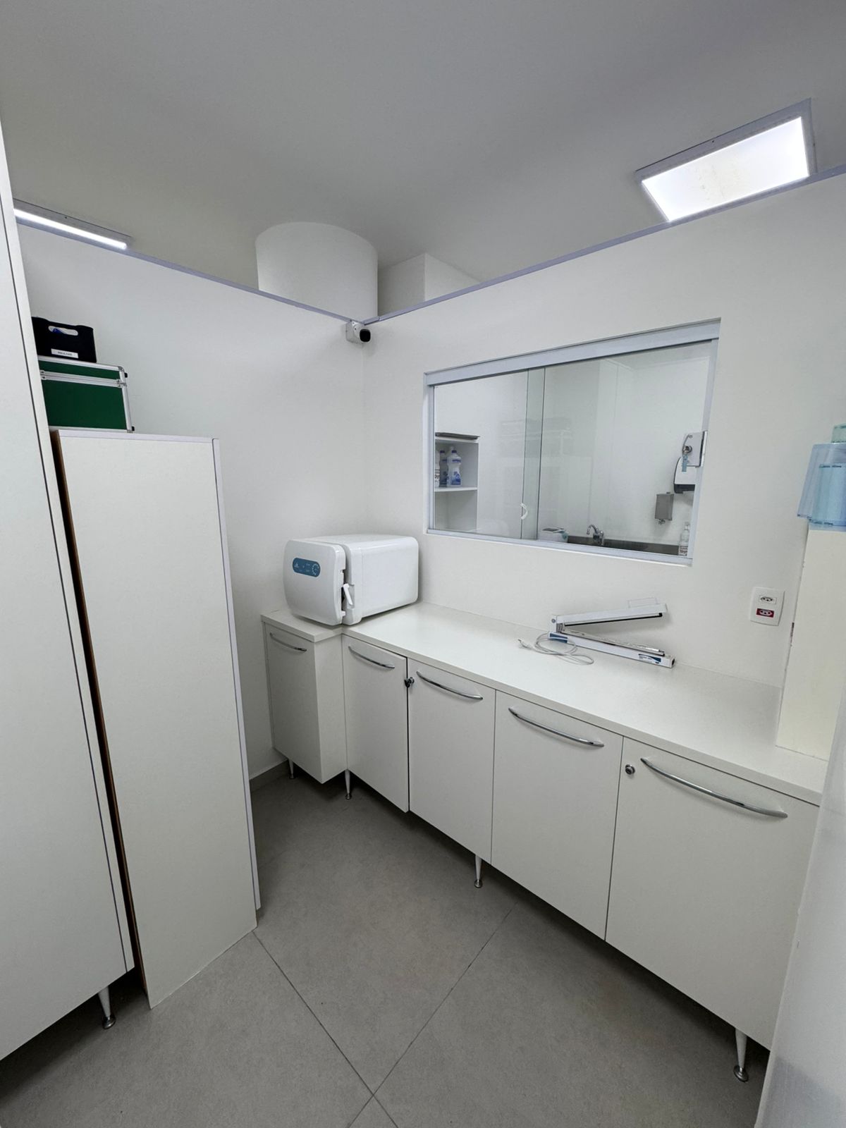 Sala de esterilização e apoio